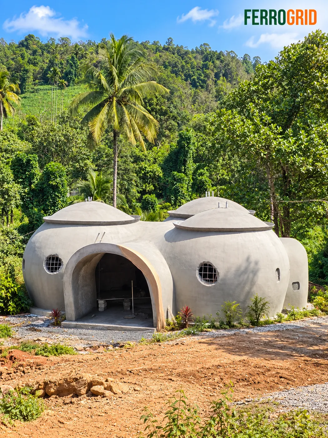 Organic dome house
