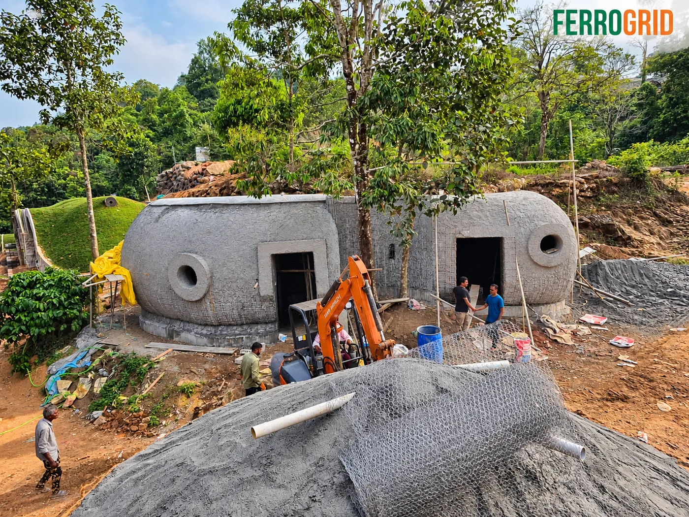 Pods on site