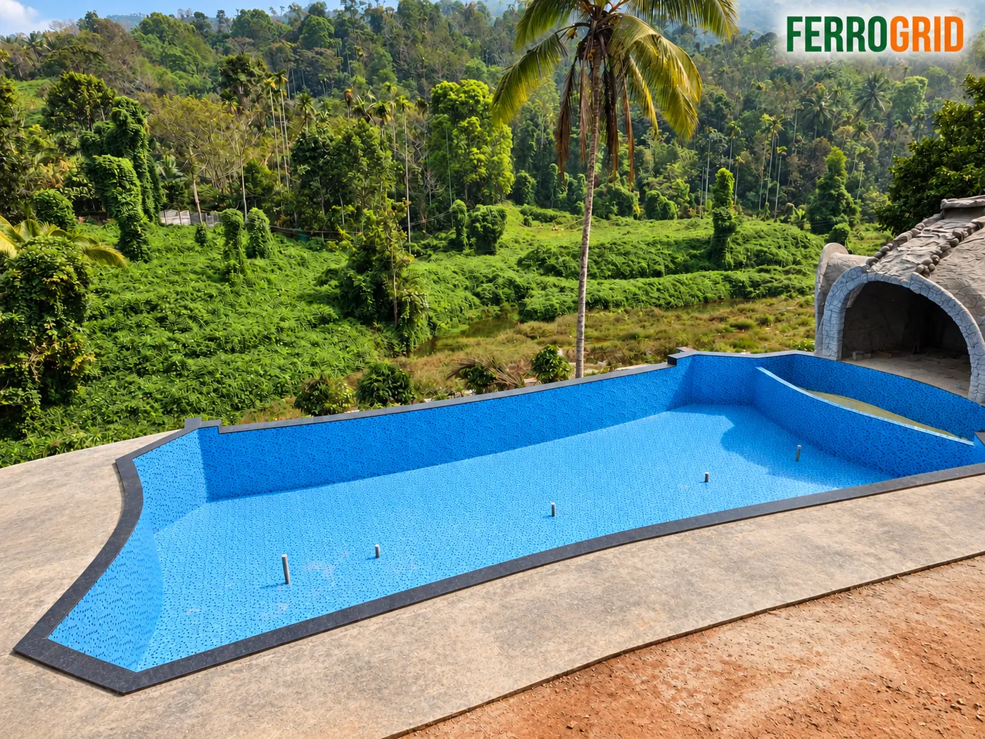 Valley-view pool, Kakkadampoyil