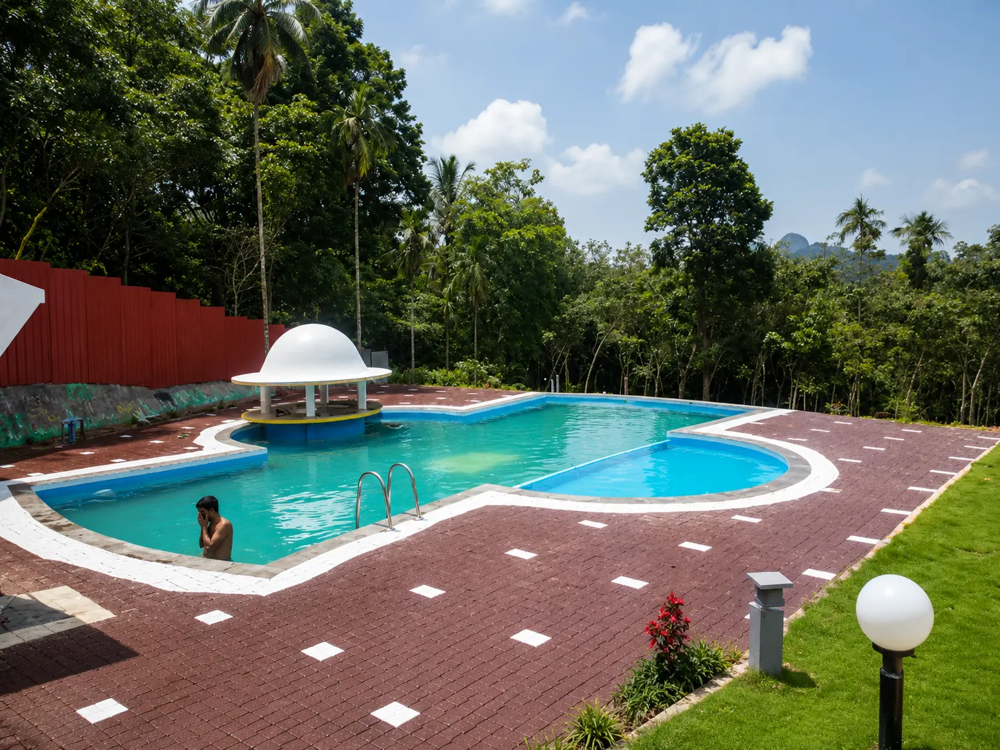 Custom ferrocement swimming pool